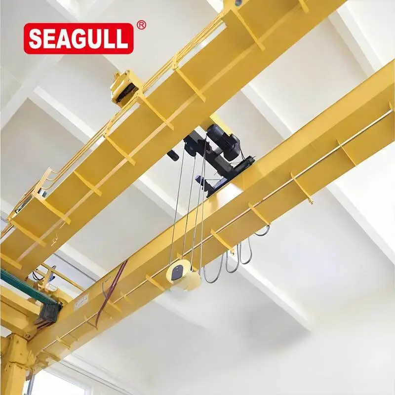 Seagull High Strength 5t 10t 25t 32t Overhead Double Track Electric Crane End Carriage of Double Girder Crane with End Beam Motor 1