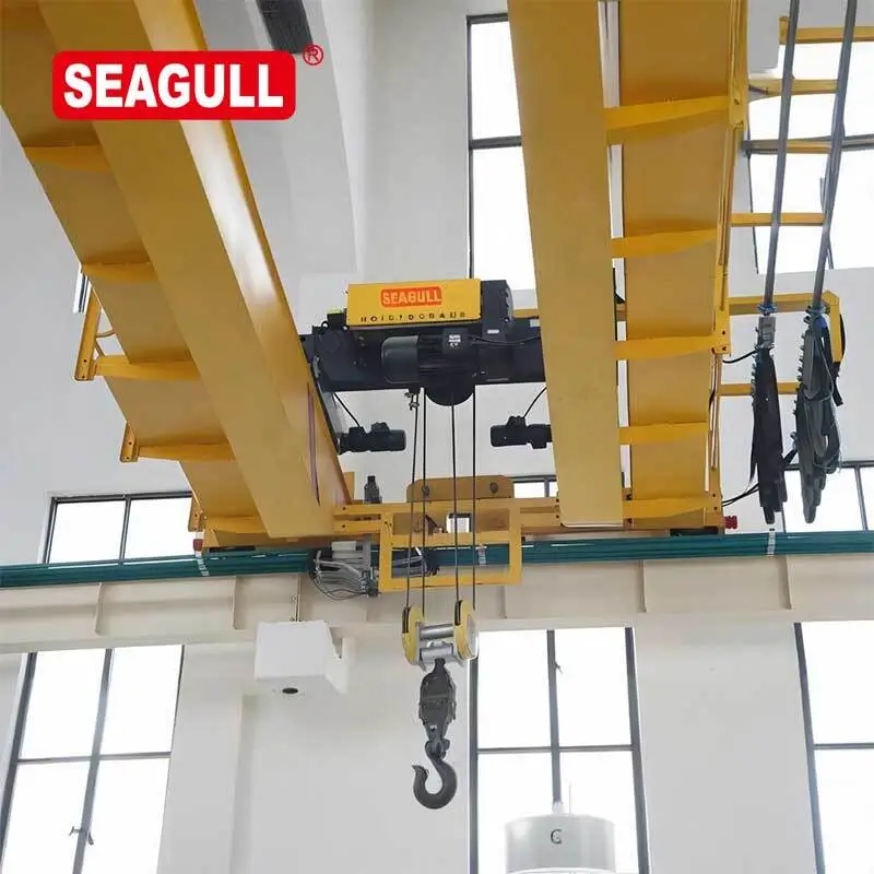 1-3T 5-10T 15T 20-25T 30-35T 40-50T Overhead Crane Double Track Girder Electric Power Trolley for Workshop 1