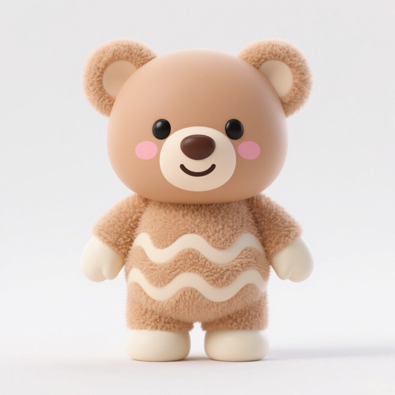 High Quality Custom Plush Bear Toy Action Figure Collectible as Gift 1