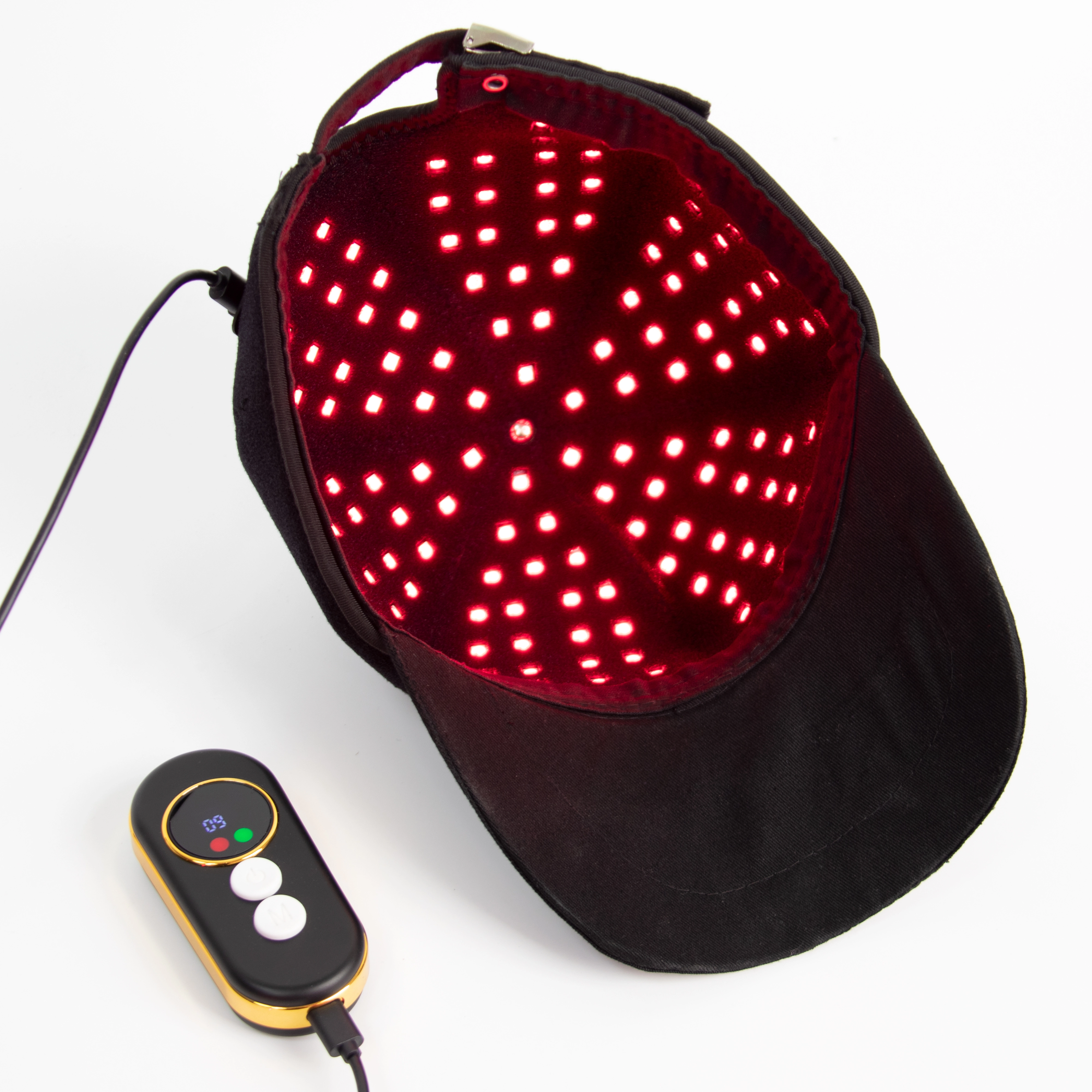 Gorro de terapia de luz roja LED Sunsred KC04 de 660 nm y 850 nm para el recrecimiento del cabello 1