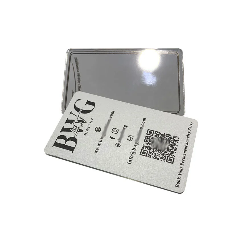 Custom Mirror Acrylic Business Cards