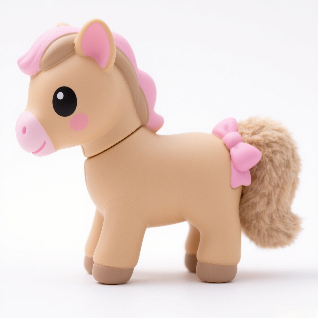 Nouvelle figurine de cheval en peluche personnalisée pour décoration 1
