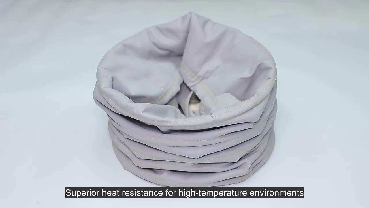 Bærbar varmekanal - Fleksibel luftkanal for høye temperaturer for varmesystemer (-45 °C til 300 °C) | NUOENWEI 1