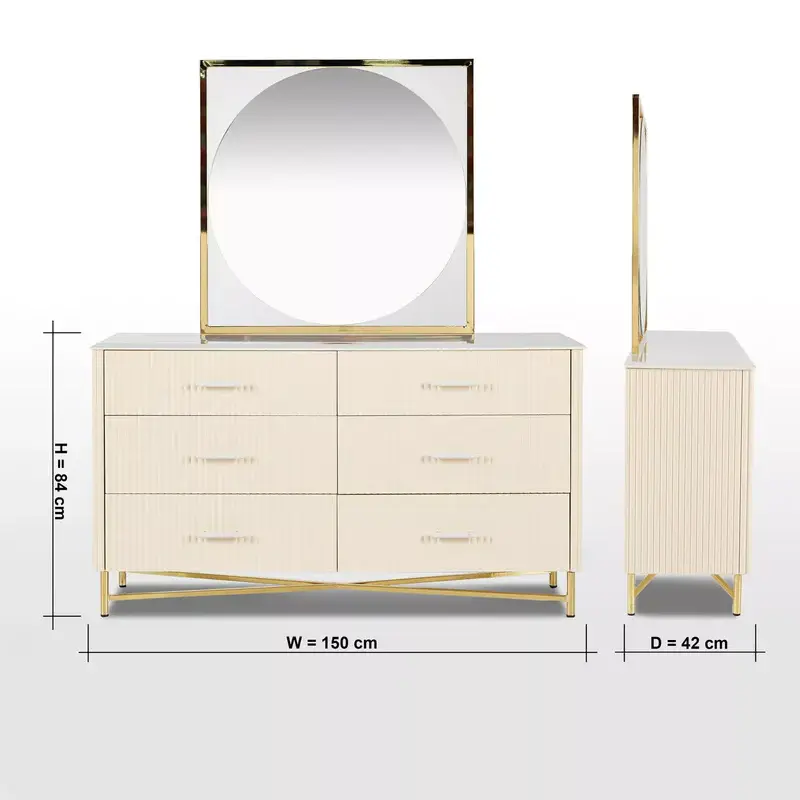 Metal Dressing Table Steel Dressing Table Factory Direct Supply 5