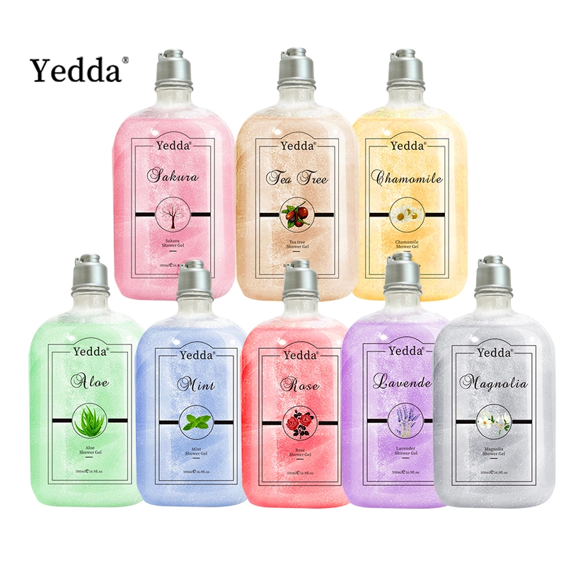 Private Label Refreshing Herbal Skin Whitening Body Wash Deep Moisture Shower Gel for Women Men pH Balanced Bubble Feature 1