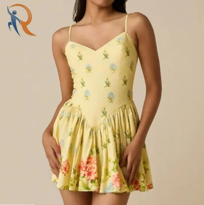 فستان قصير من دون - ملابس نسائية مريحة ومتعددة الاستخدامات 1