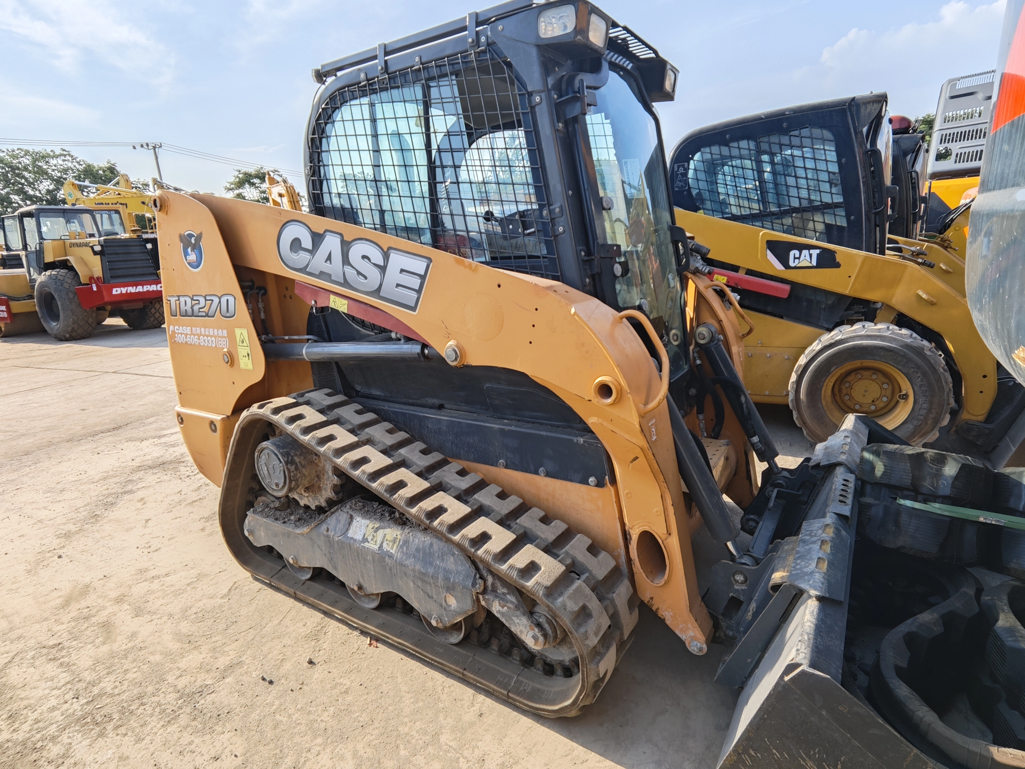 2018 CASE TR270 Used Skid Steer Loader Mini Secondhand Loader High Quality in Shanghai Yard 1