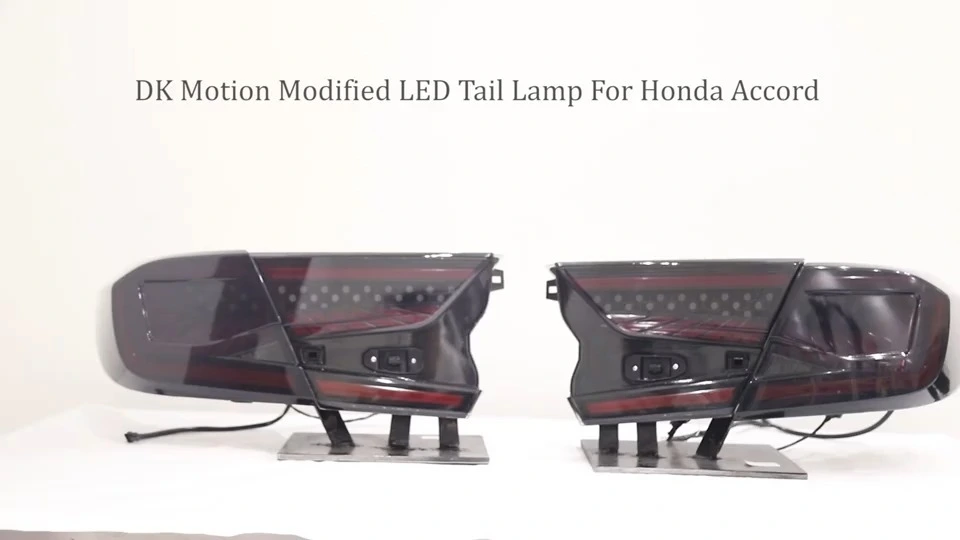 Smoke Tail Light Assembly Modified Taillight for Honda Accord 2018 2019 Car LED Rear Lamp Back Lights 1
