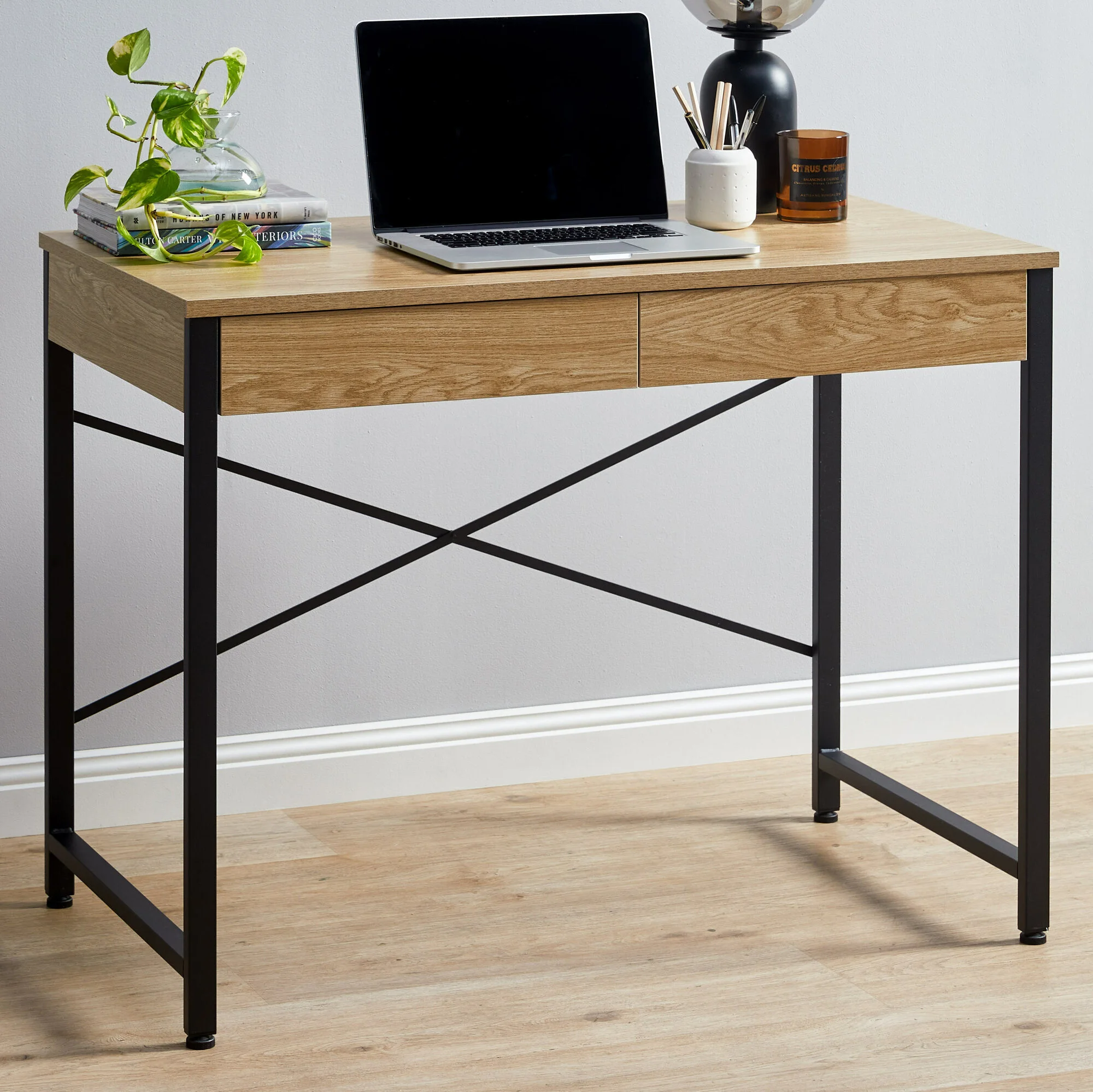 Modern Simple Style Wooden Office Table Modular Computer Desk Furniture for PC Laptop Study for Home or Office Use 1