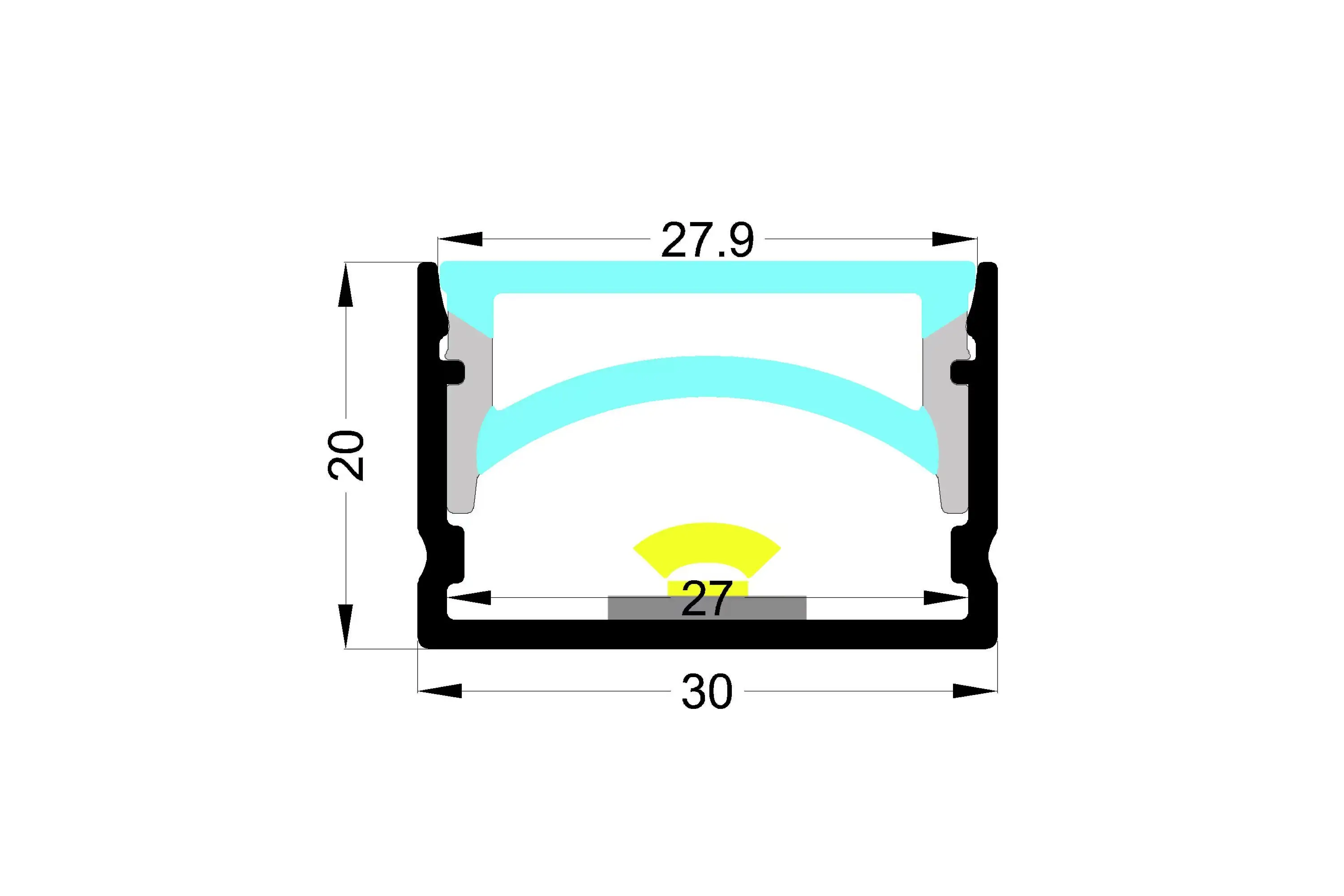 DHT-ECO Linear Led Lighting Outdoor Linear Led Lighting Outdoor with Good Price 3