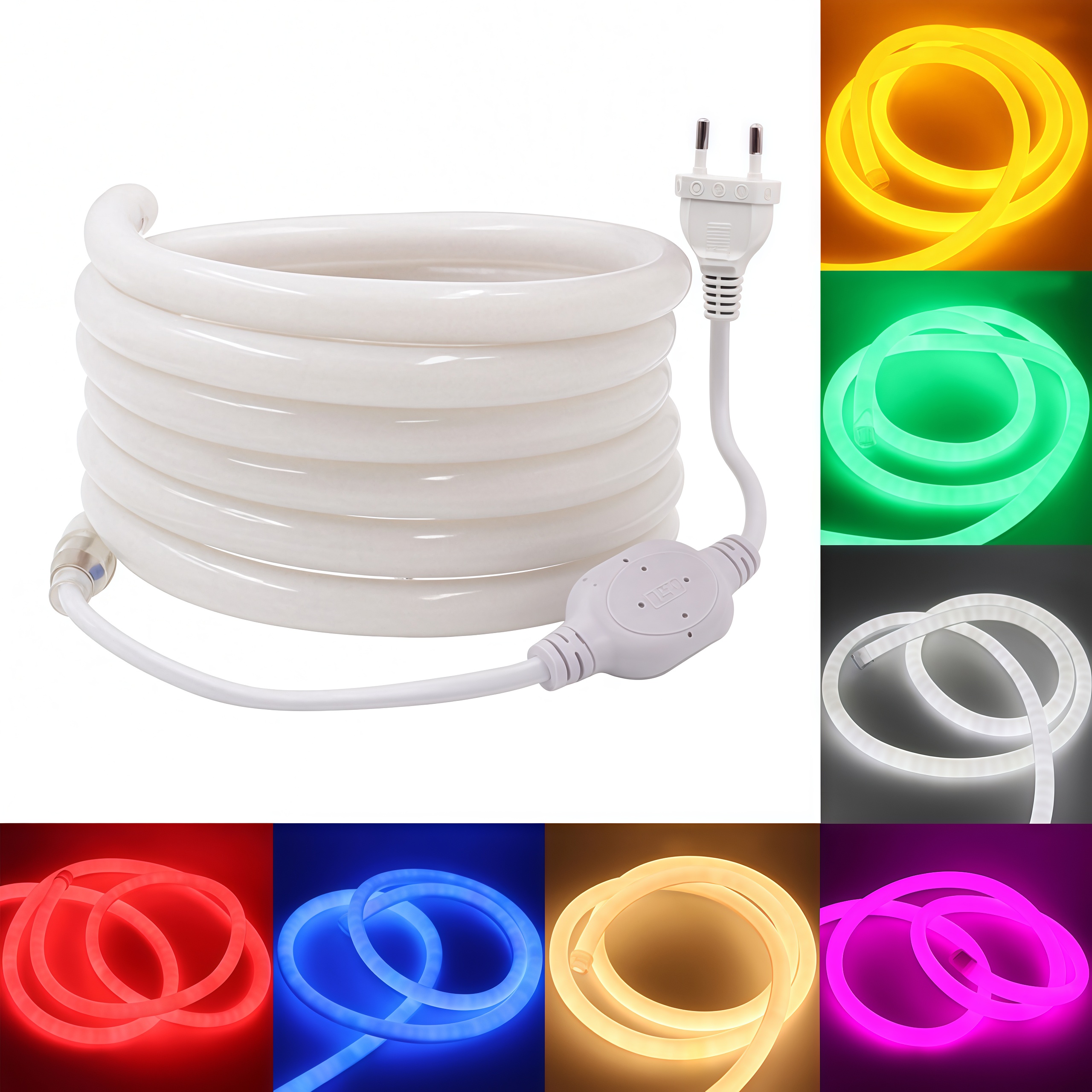 270° PVC Neon Light is designed with premium LED chips and durable PVC material, featuring an innovative 270° beam angle for smooth, shadow-free illumination. Whether for architectural decoration, signage, or ambient lighting, it ensures seamless, vibrant