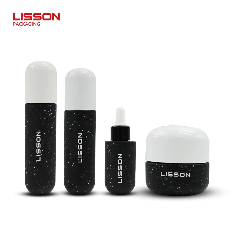 Wholesale Customized Dropper Glass Bottle Jar Set w/ PP Cap 1