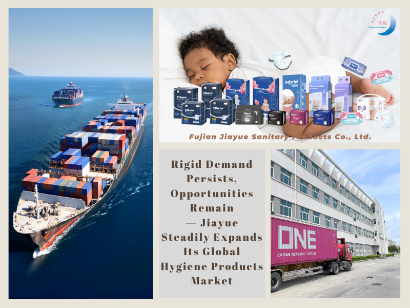 La demanda persiste, pero las oportunidades persisten: Jiayue expande constantemente su mercado global de productos de higiene.
