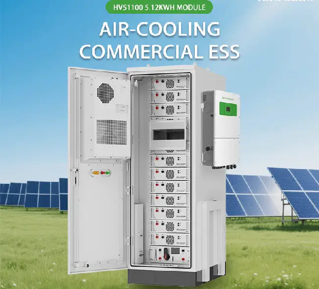 High voltage lithium ion battery system with IP54 protection for indoor and outdoor use