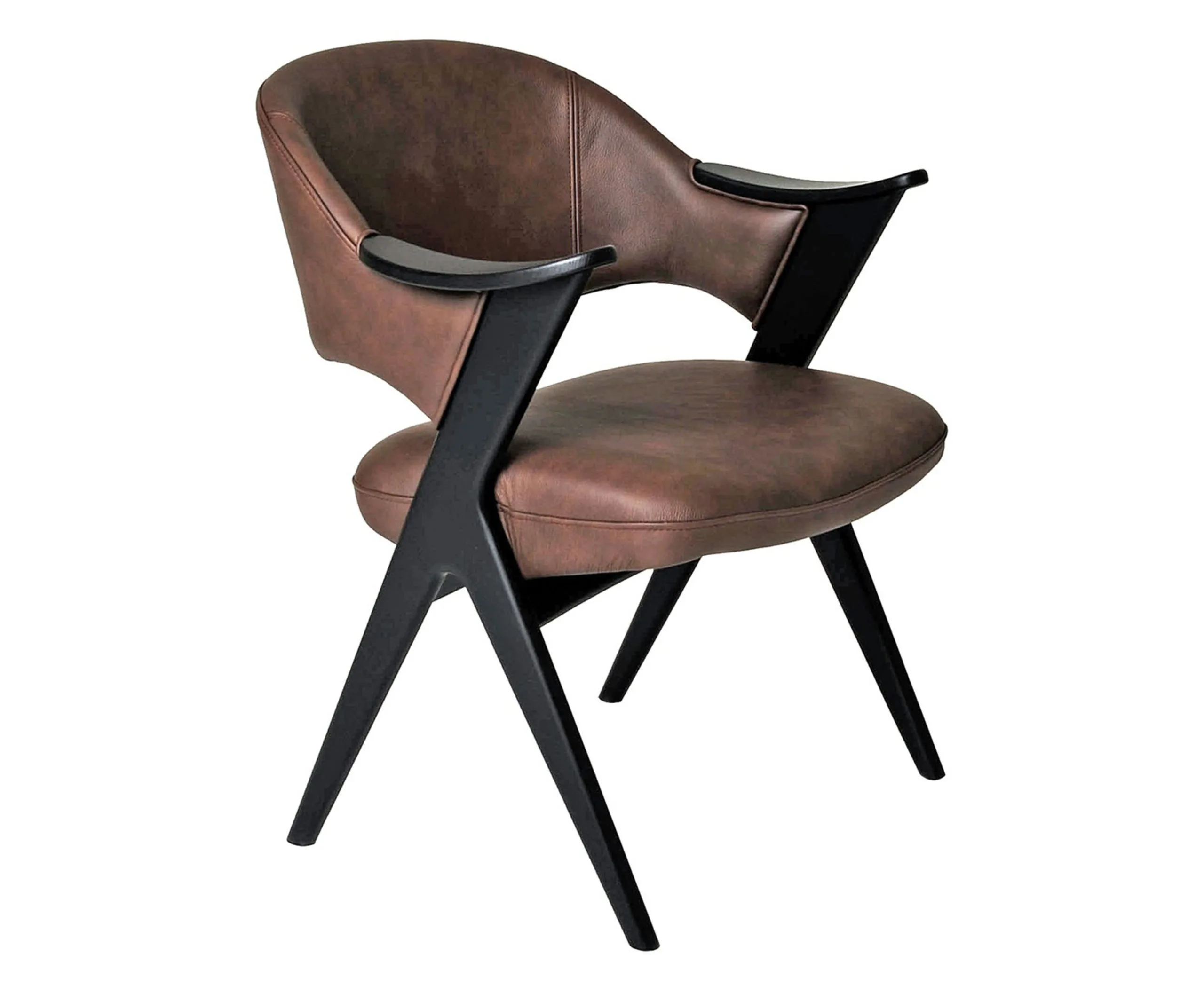 Modern minimalist Italian-style living room chair, dining room chair, tea room chair, coffee chair, owner's chair 1