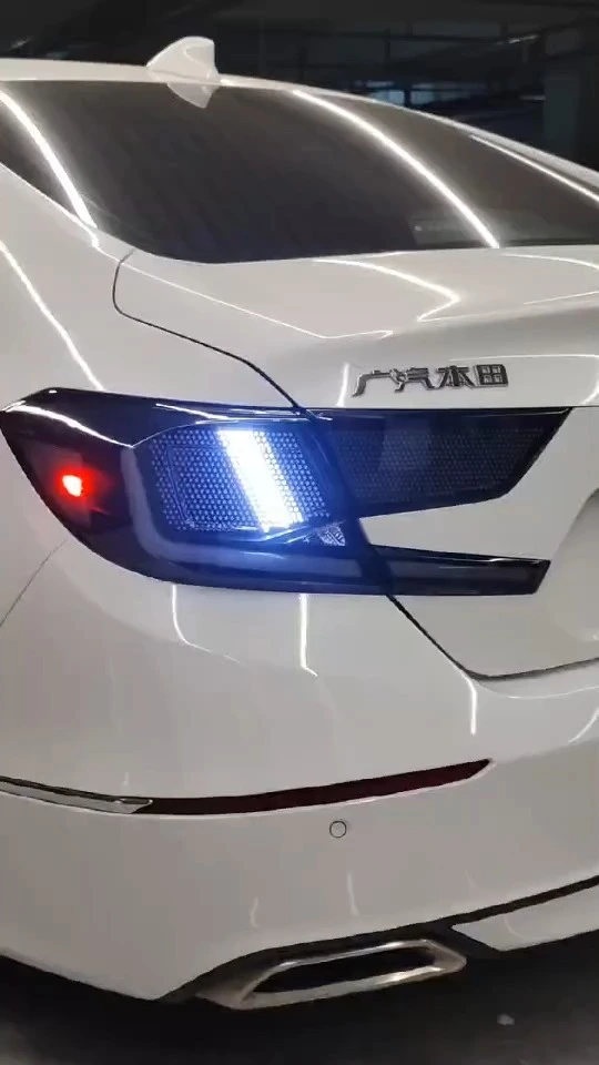 RGB LED Tail Light Assembly Taillight for Honda Accord 2018-2022 Car Rear Lamp with Sequential Turn Signal Dynamic Animation 1