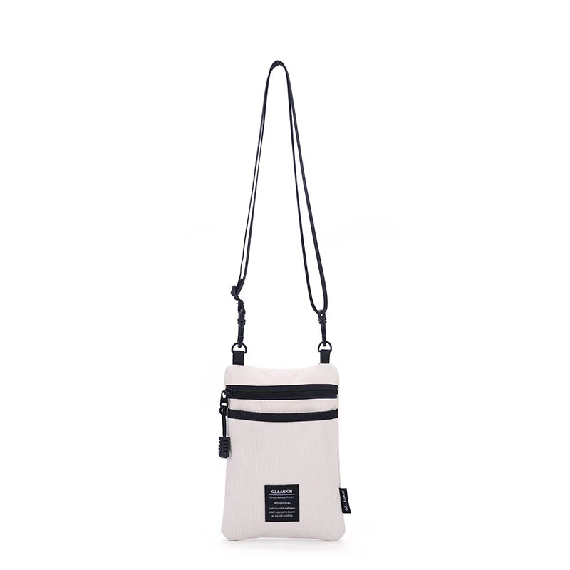 LANKIN Canvas Crossbody Bag Vertical Version Small Compact for Everything 1