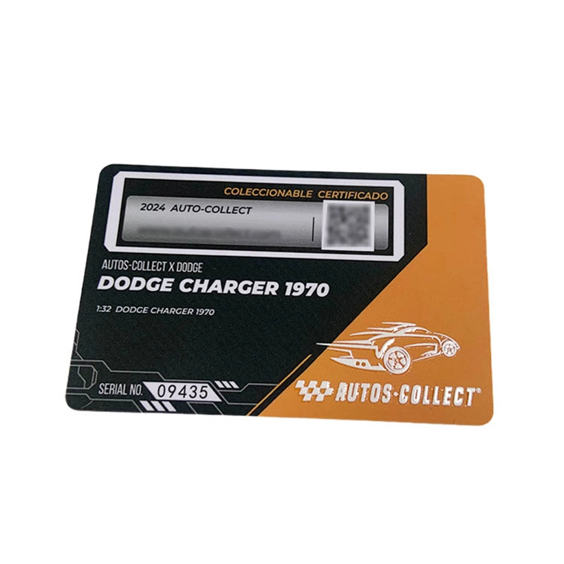 CR80 size plastic PVC business cards  with QR code