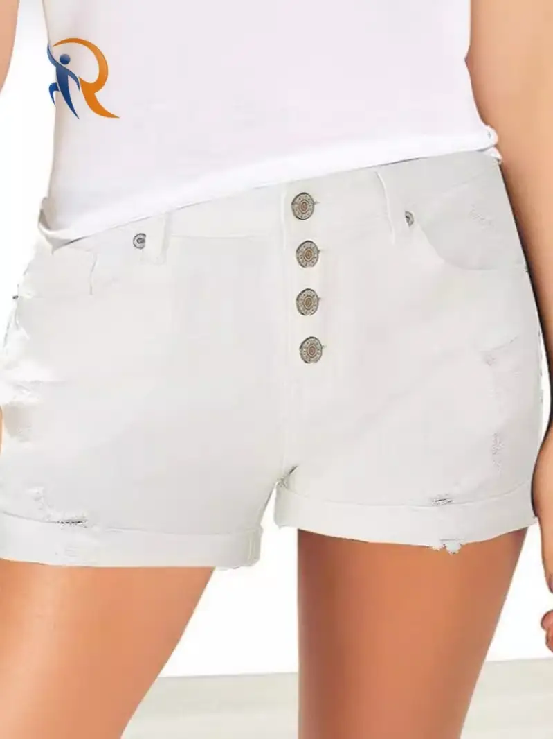 The Jeans Short - White 1