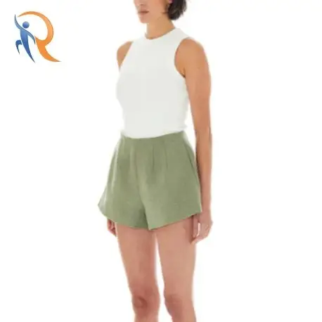 Custom Fit Green Shorts for Casual Outings- Tailored Design 1