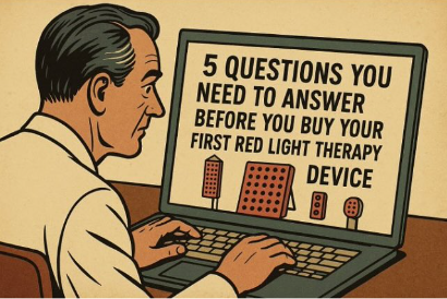 5 questions auxquelles vous devez répondre avant d'acheter votre premier appareil de luminothérapie rouge