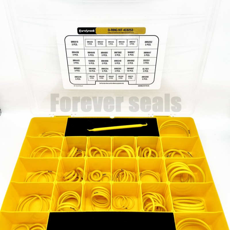 Kit de juntas tóricas CAT-4C8253 para equipos Caterpillar 3