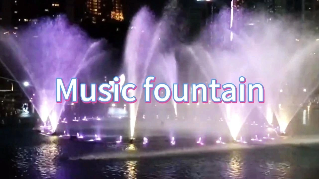Water Crown Computer Controlled Musical Fountain System 1