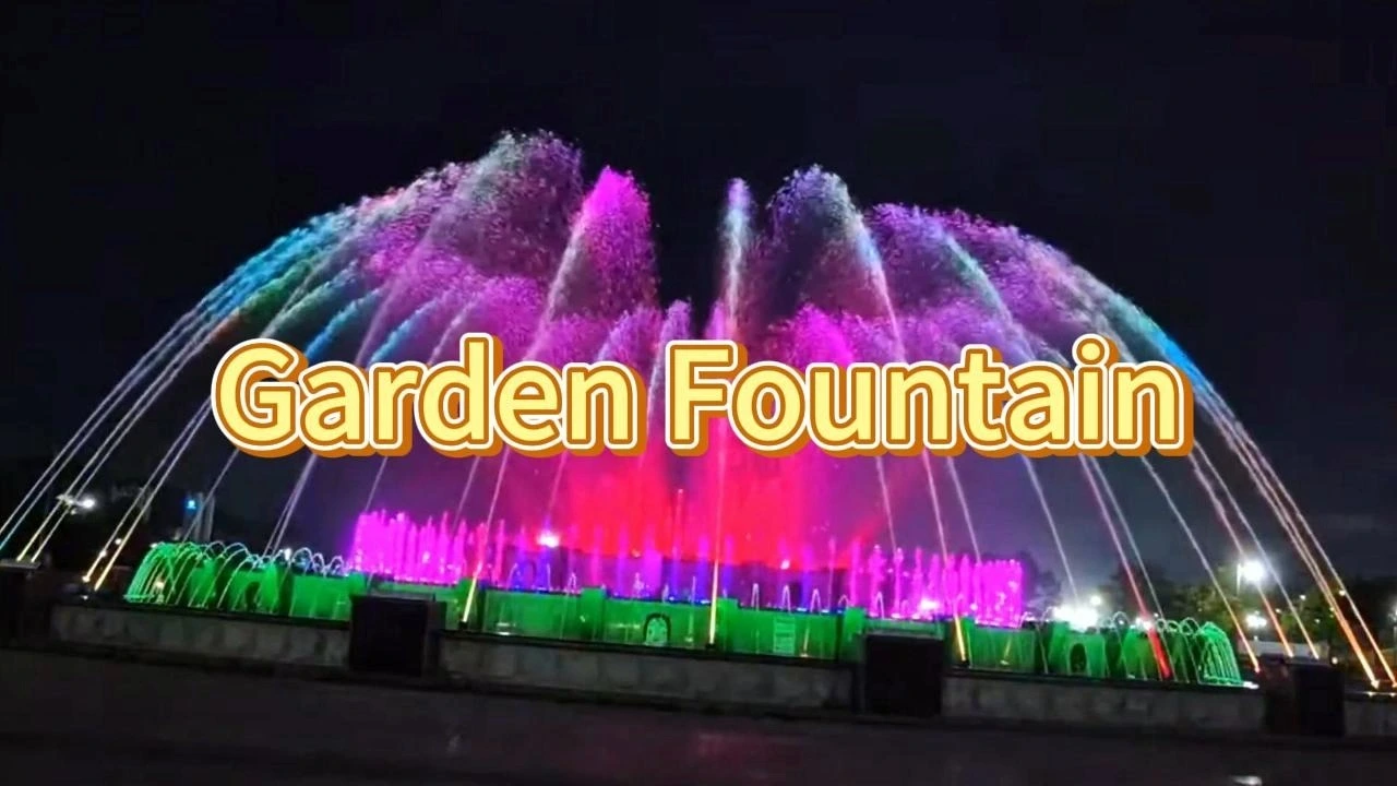 Water Crown High Quality Stainless Steel Laminar Bridge  Outdoor Jumping Fountain 1