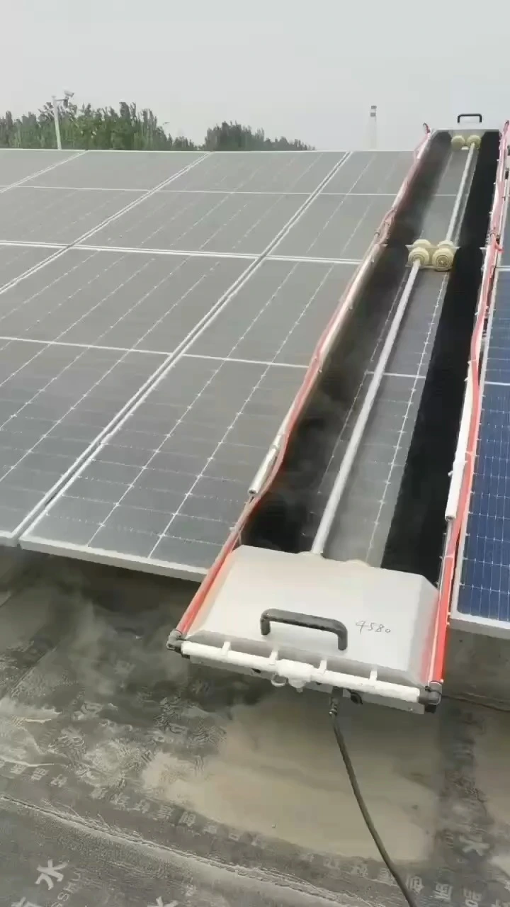 Clean PV panels once for dust, bird droppings, stubborn stains 