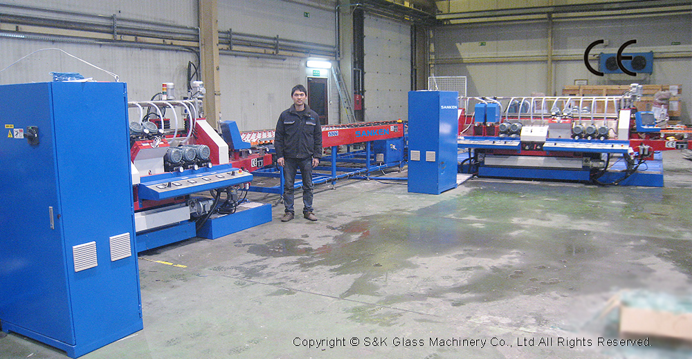 Sanken Glass Straight Line Double Edging Line