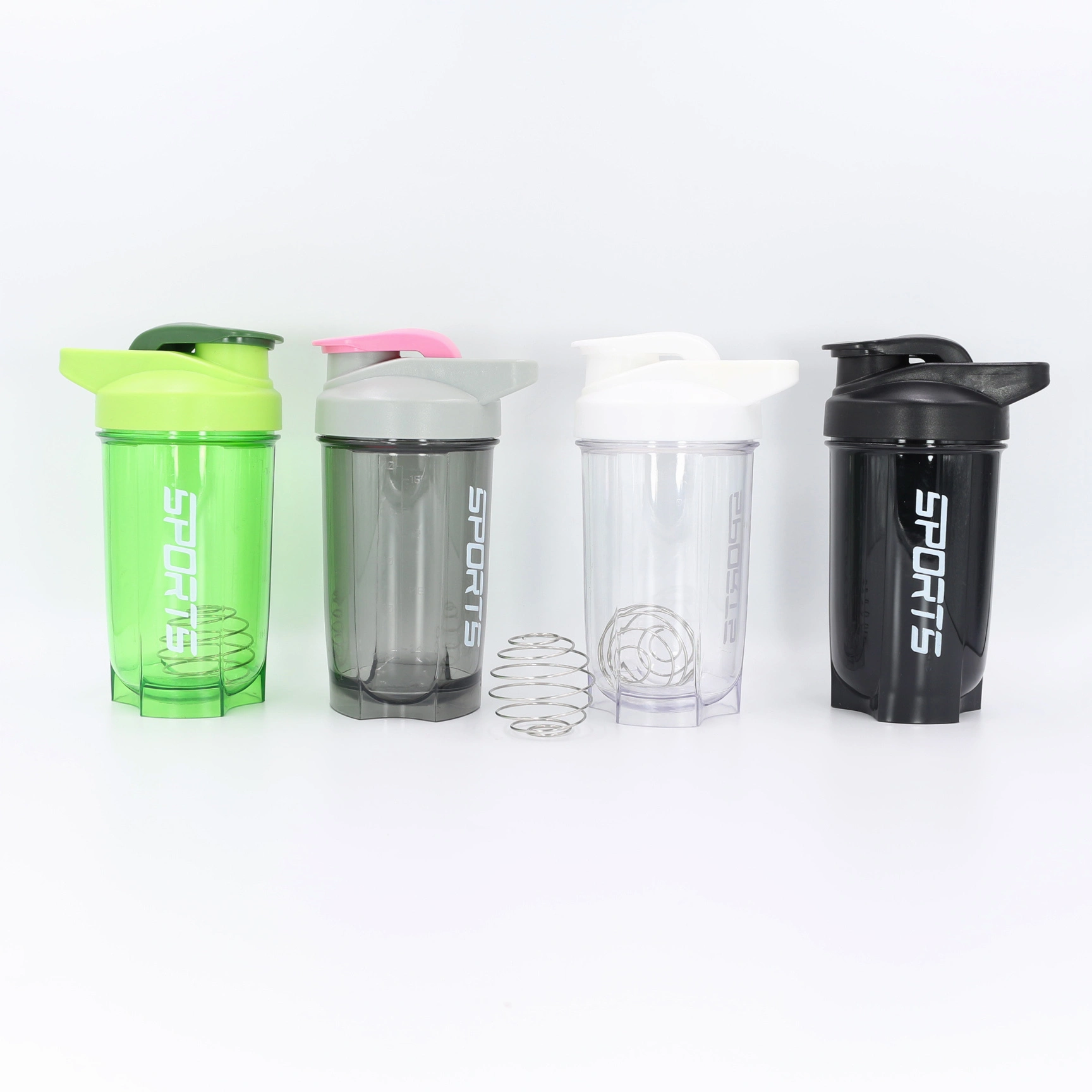 New design protein shaker gym bottle With plastic mixer ball for sports 1