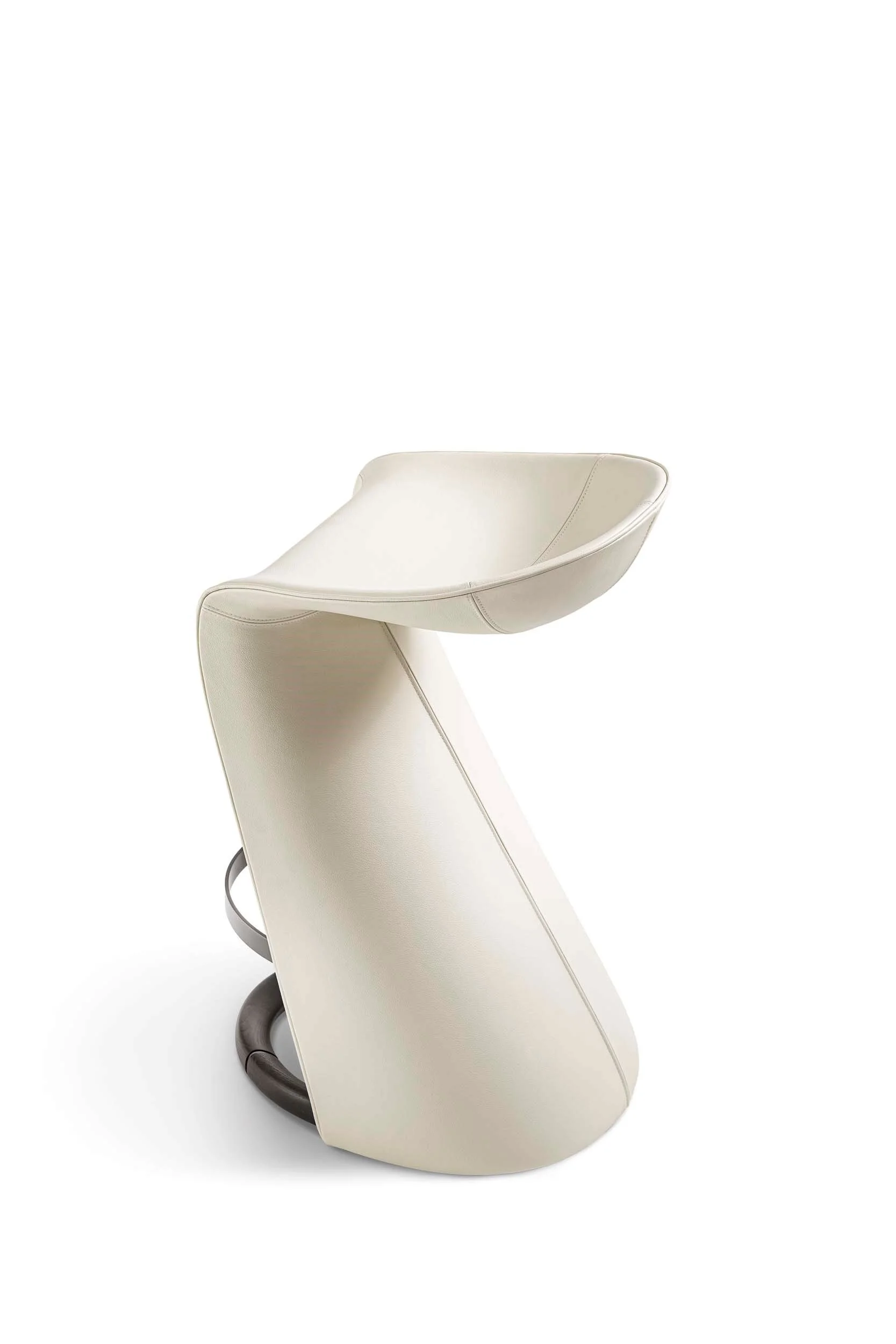 Light luxury creative designer high stool bar chair fiberglass coffee shop casual bar chair 1