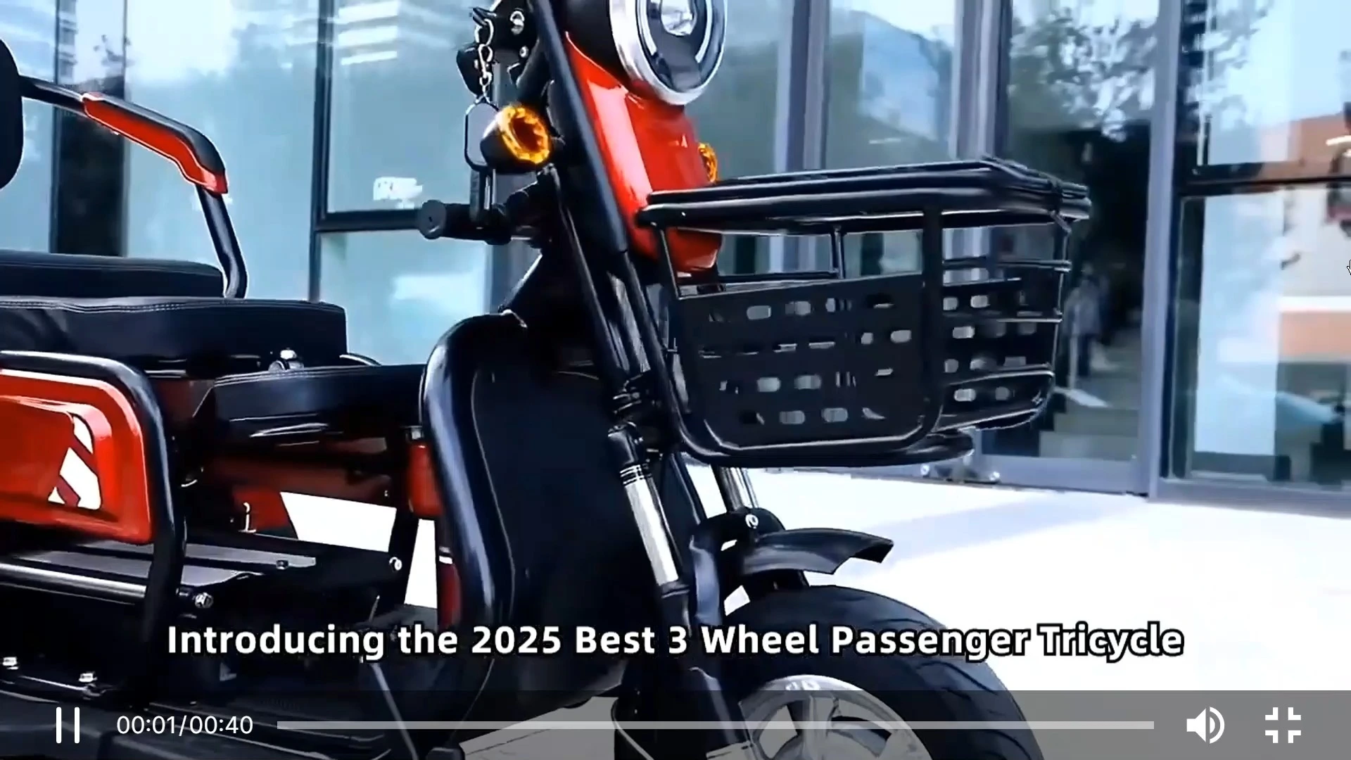 48V 600W Cheapest Long-endurance 3 Passengers Mobility Electric Vehicle for Elderly Electric Tricycle Scooter Mobility Bike 1