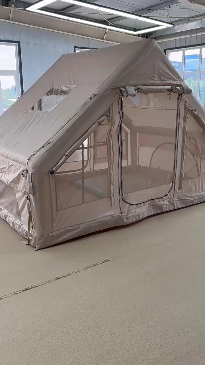 Wholesale Portable Foldable Inflatable Tent for Outdoor Camping Rain Protection and Enhanced Thickness Air Tent 1