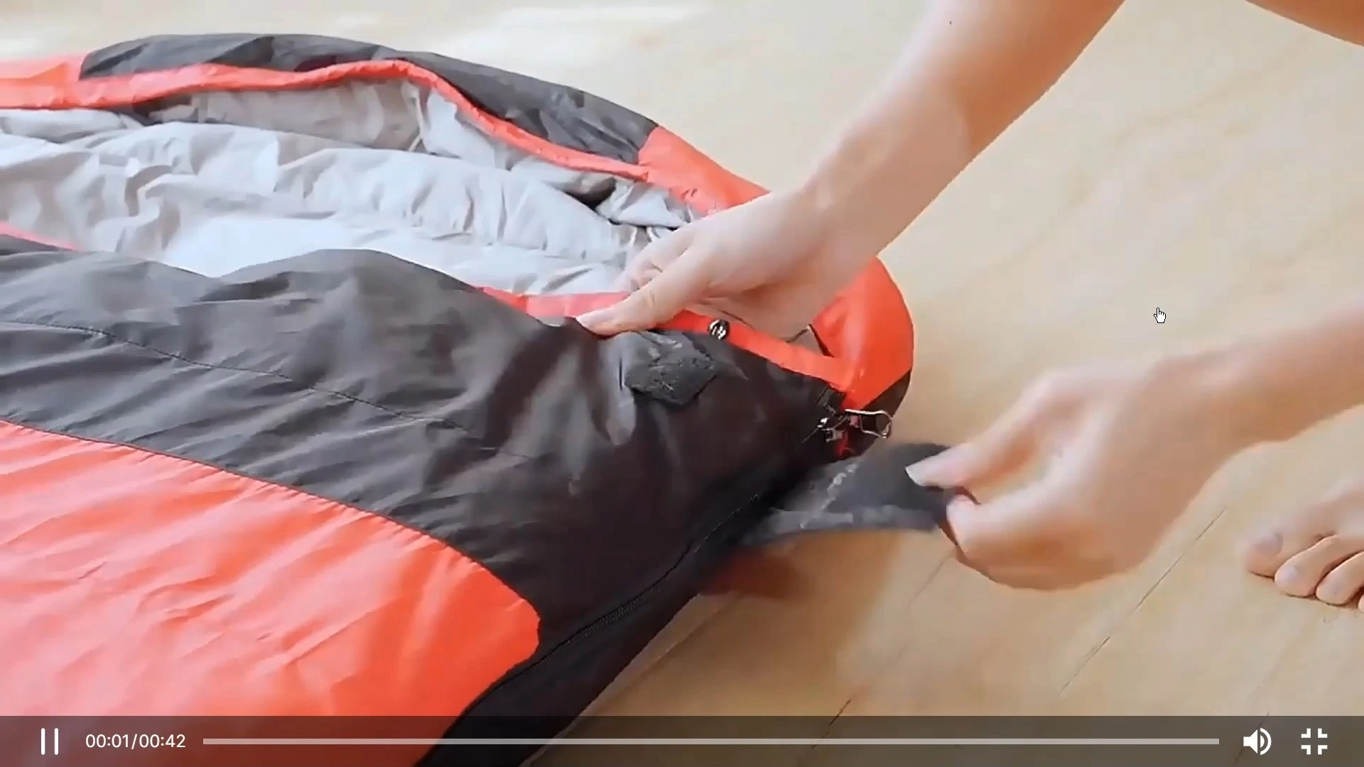 Thickened Winter Warm Sleeping Bag Adult Outdoor Camping Waterproof Ultralight Foldable Portable Travel Sleeping Bag 1
