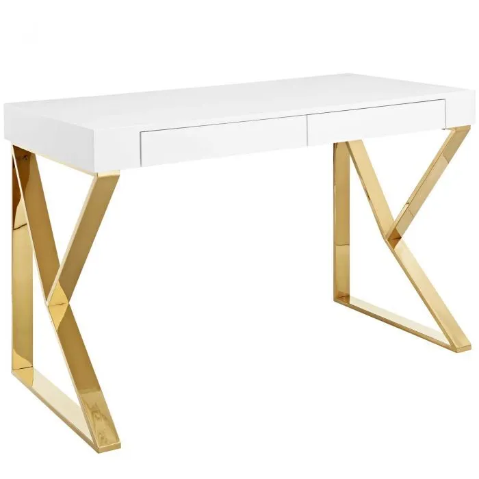 Light luxury laptop desk, study desk and dressing table for bedroom living room 1