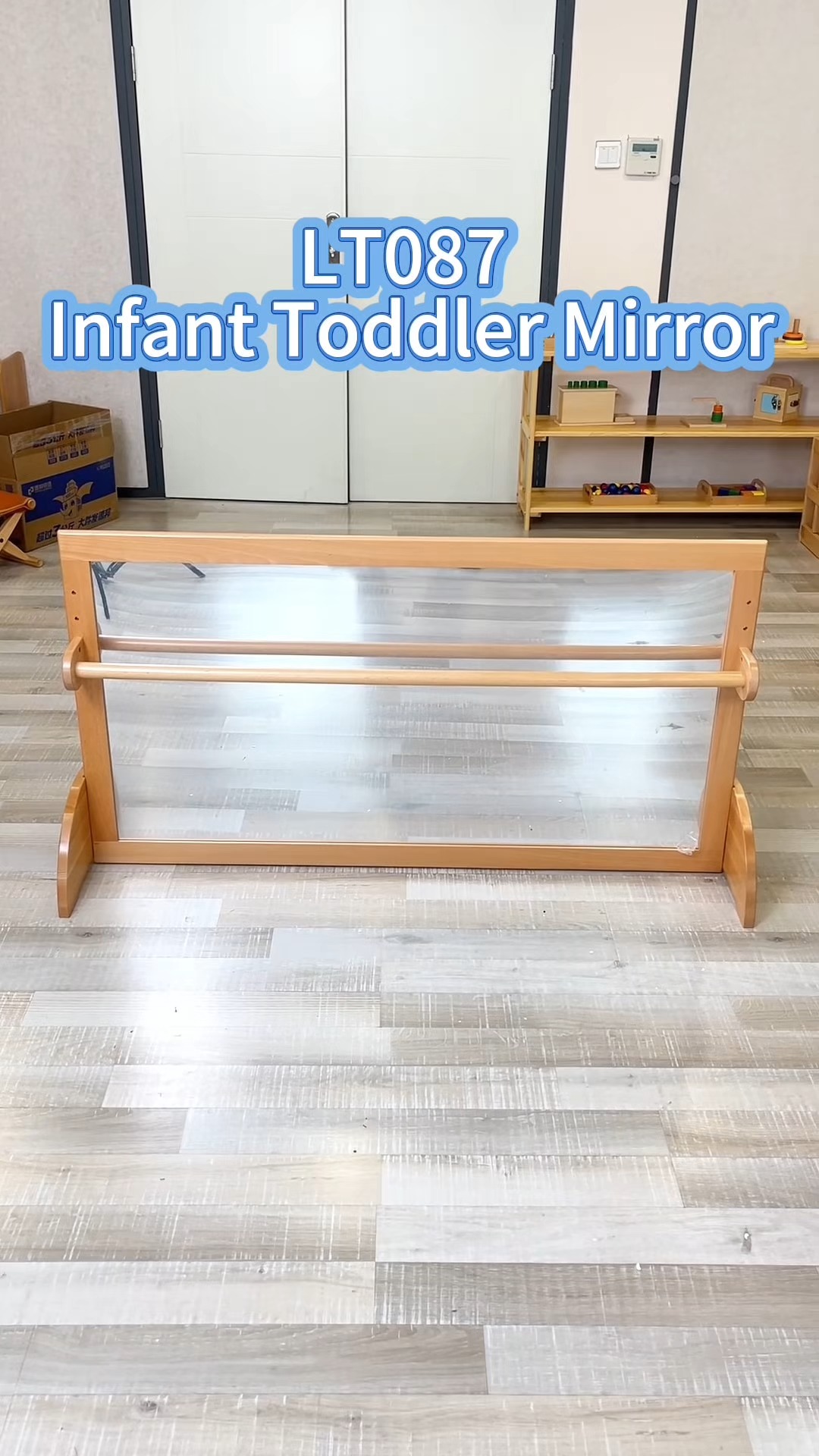 Montessori Floor Mirror – Support Early Childhood Development with Safety & Style