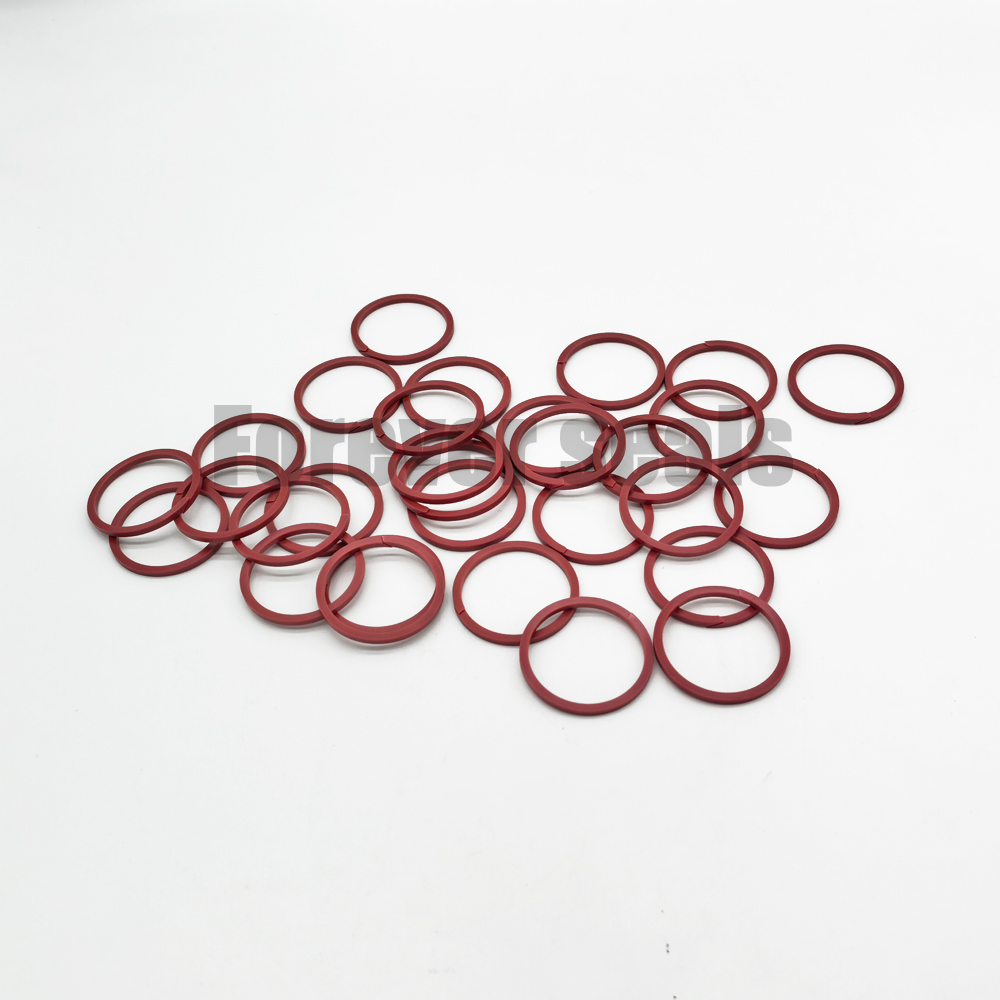 Anillos de respaldo de PEEK rojos (BRT) para sellado industrial 5