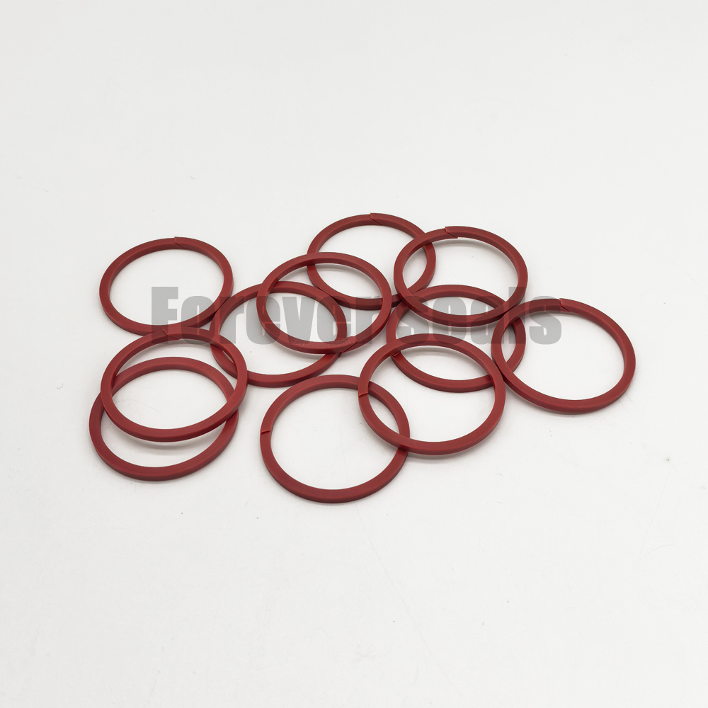 Anillos de respaldo de PEEK rojos (BRT) para sellado industrial 7