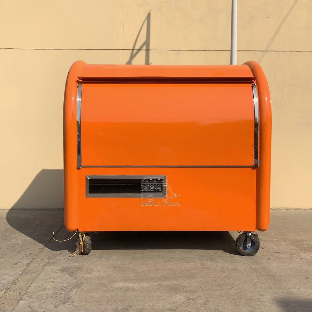 Kleiner Food Truck | Mobiler Kaffee- und Snackanhänger | Mini-Imbisswagen für Unternehmensgründungen 1