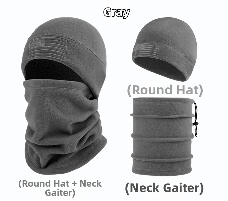 Cagoule coupe-vent pour sports de plein air en hiver – Couvre-chef chaud pour le cyclisme et les activités de plein air 5