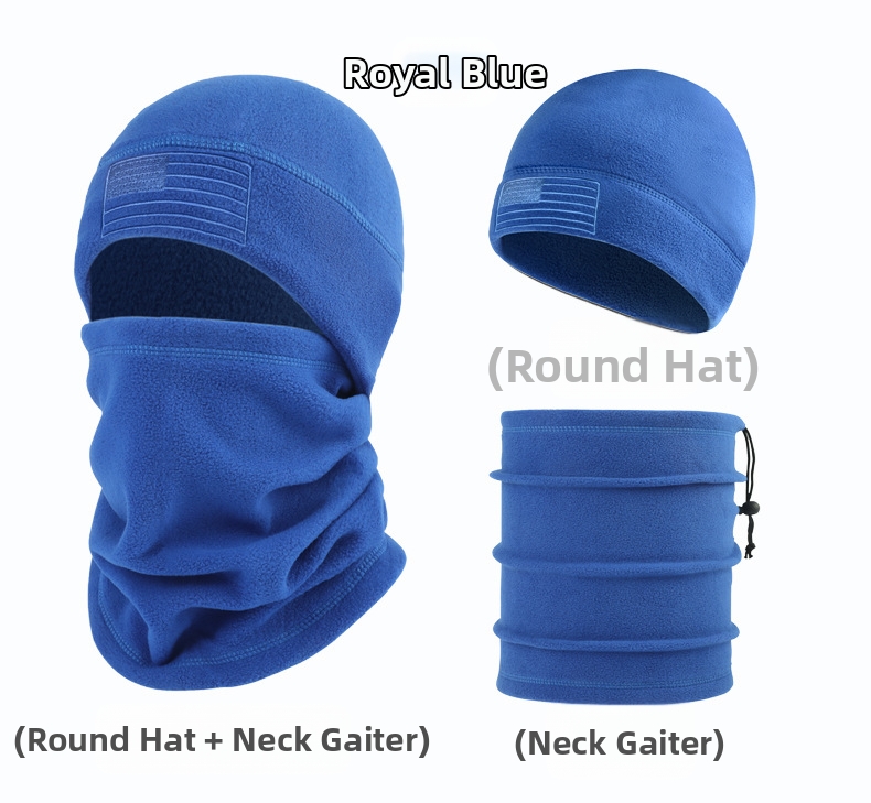 Cagoule coupe-vent pour sports de plein air en hiver – Couvre-chef chaud pour le cyclisme et les activités de plein air 4