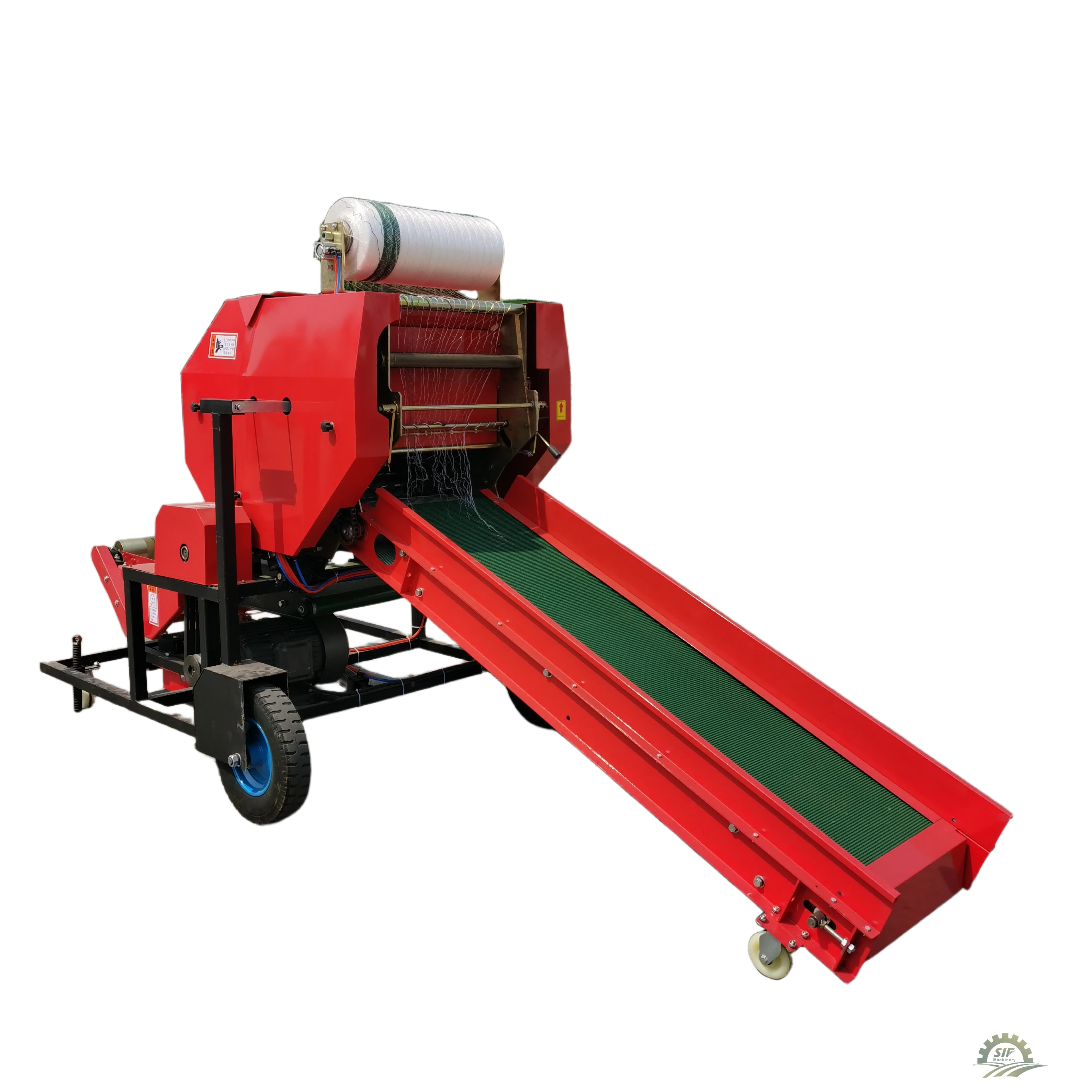 Silage/Hay Baler & Wrapper Machine for Efficient Forage Harvesting 1