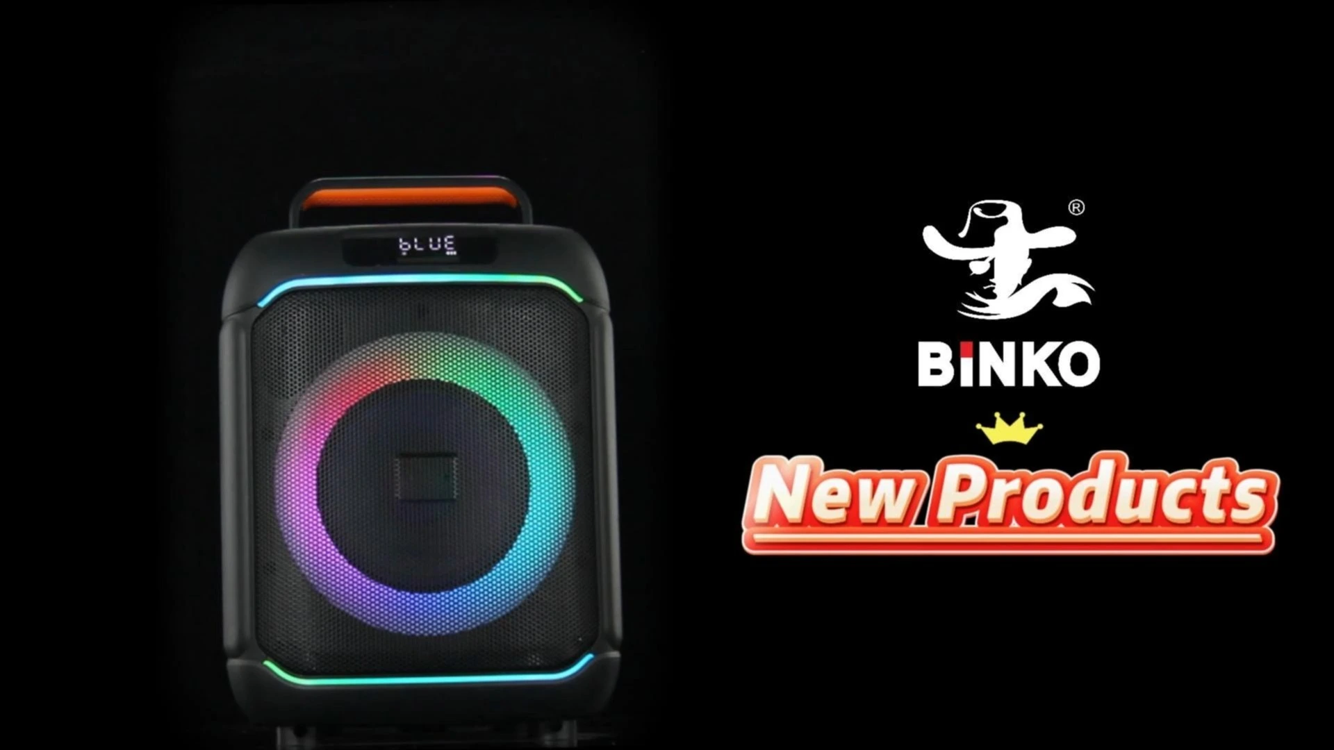 Compact Power, Dazzling Beats | BINKO Unveils The Single 8-inch Portable RGB Speaker 「YX-8260」 1