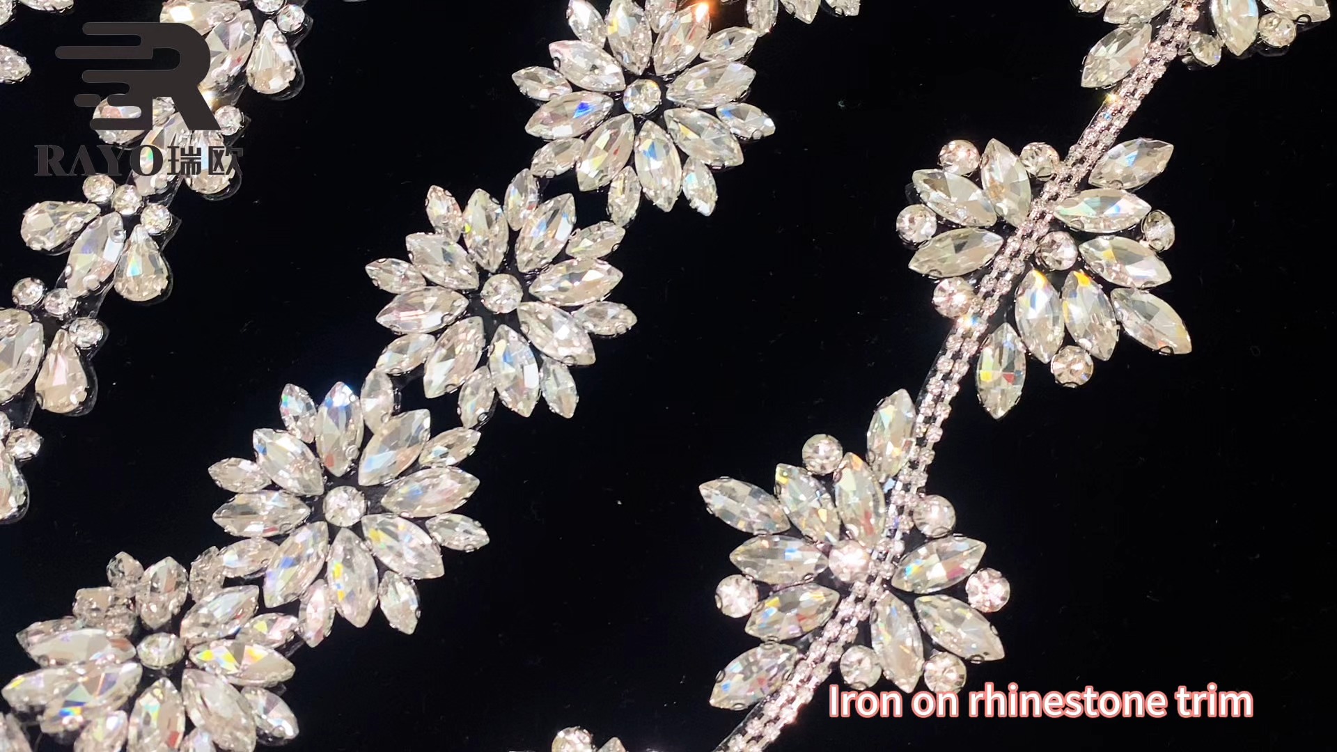 40 CM Rhinestone Fringe