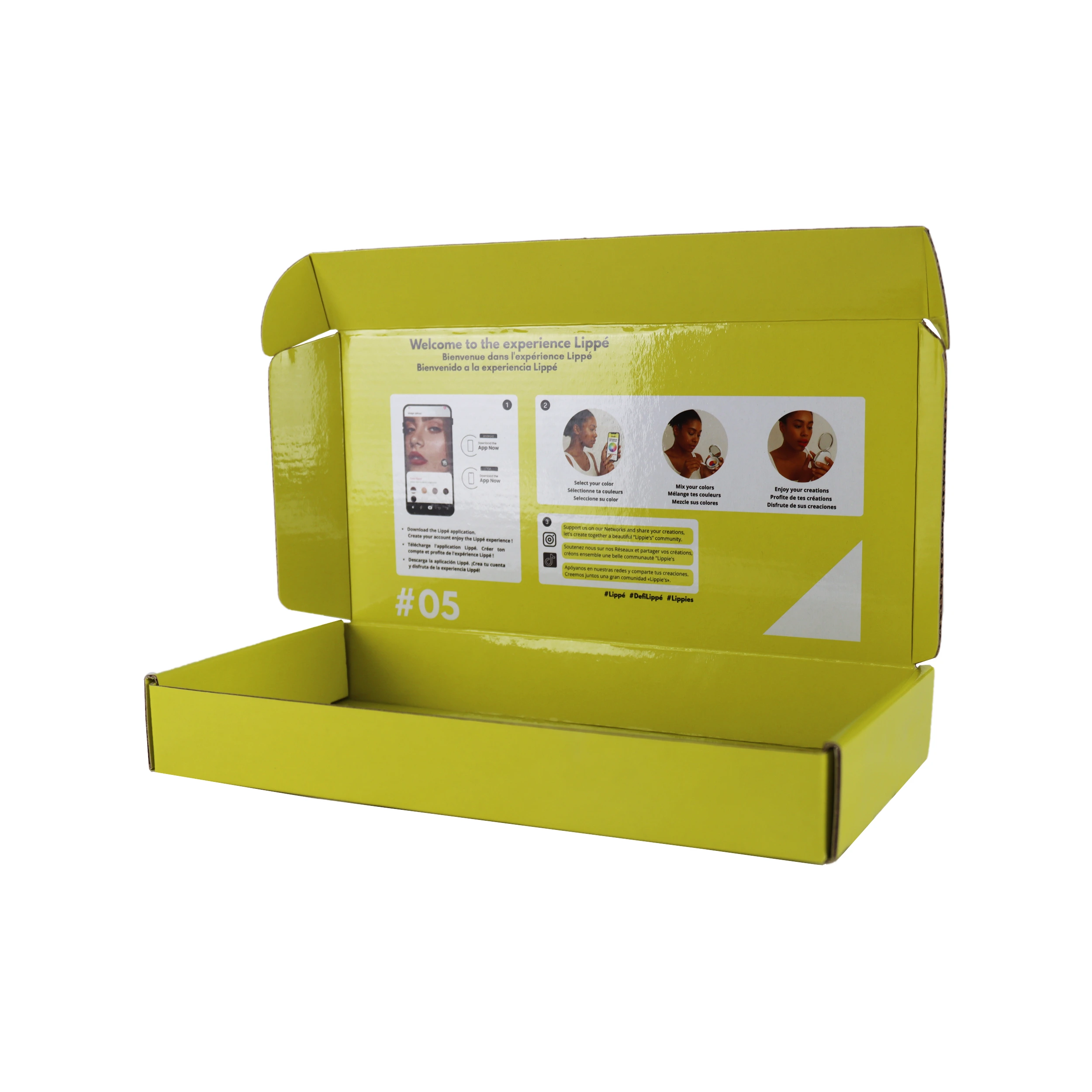 Wholesale Corrugated Boxes Gloss Laminated with Paper Insert for E-commerce & Retail - Packshion Packaging 1