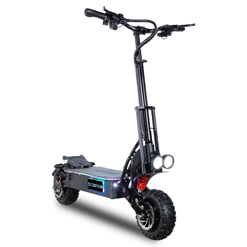 100km Range Electric Scooter E6 Super 80km/h Speed Dual Shock Absorption Scooter European and American 1