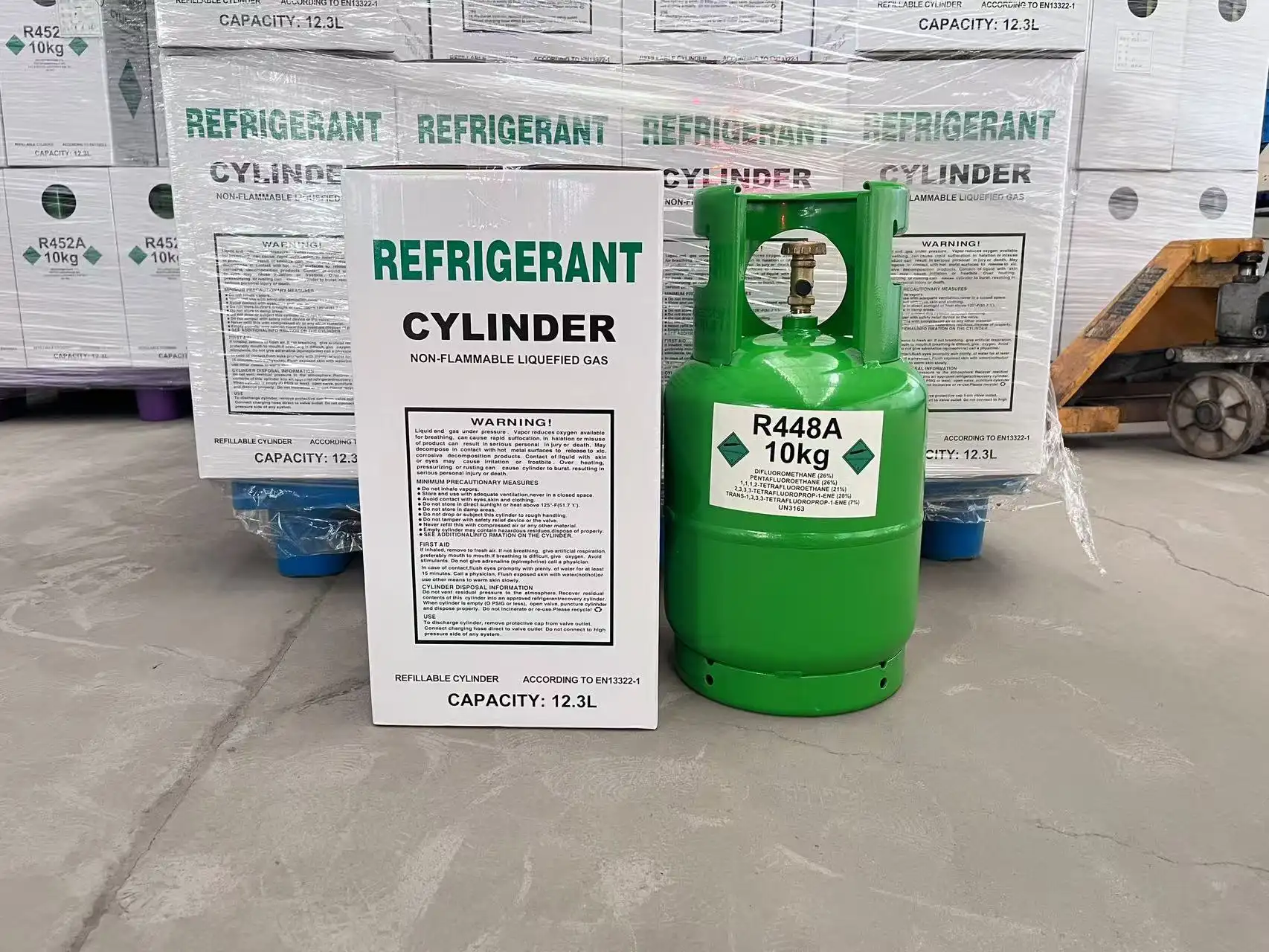 USA AHRI-700 standard A2L refrigerant gas R454B R448A R1234YF R2134ZE R452A R449A 1