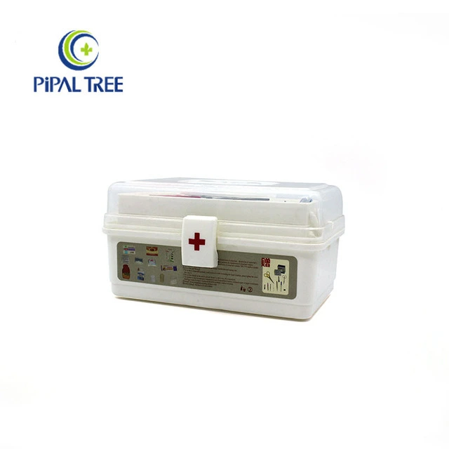 Handheld wall-mounted medicine box, large plastic box for family first aid, medicine storage box, small medical box. 1