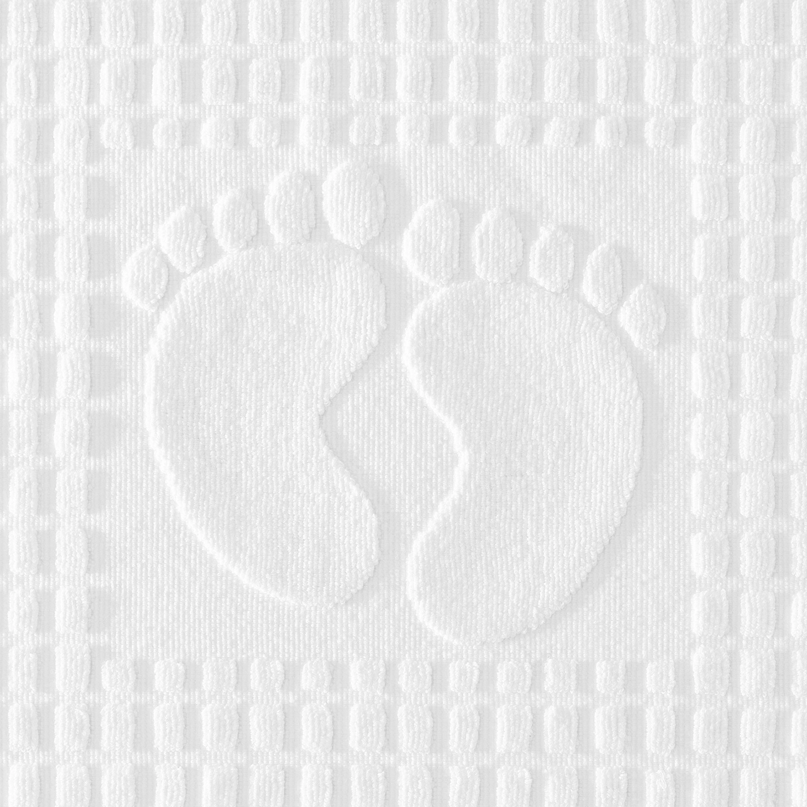 Serviettes de sol personnalisables avec d'élégants motifs jacquard de petits pieds en 100% coton 1